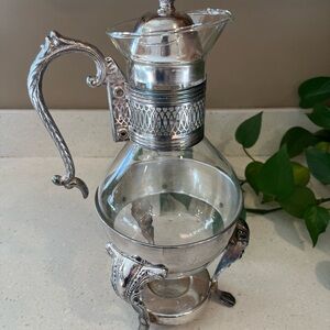 vintage silver plated coffee/tea decanter